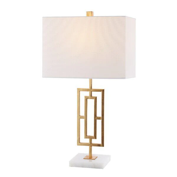 Safavieh Yara Iron Table Lamp Set Of 2 - Gold Leaf - Image 2