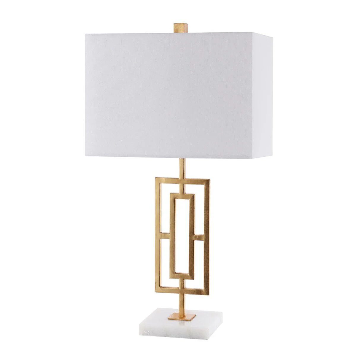 Safavieh Yara Iron Table Lamp Set Of 2 - Gold Leaf - Image 3