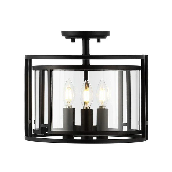 Safavieh Yarlin Flush Mount - Oil Rubbed Bronze - Image 2