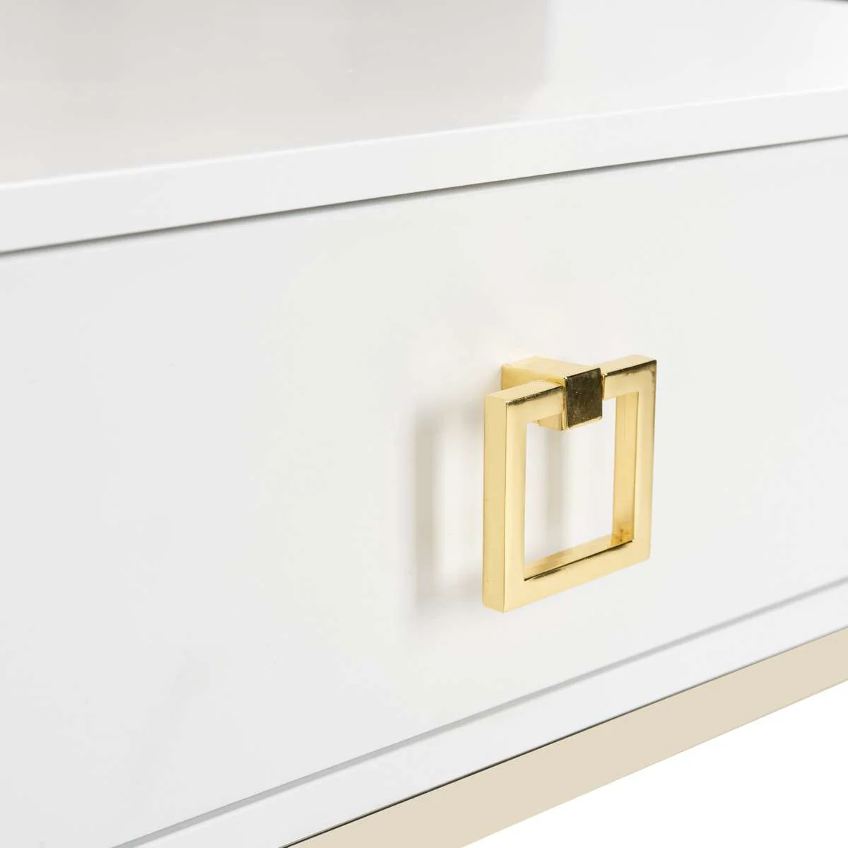 Safavieh Zarina Modern Cross Leg End Table - White - Image 3