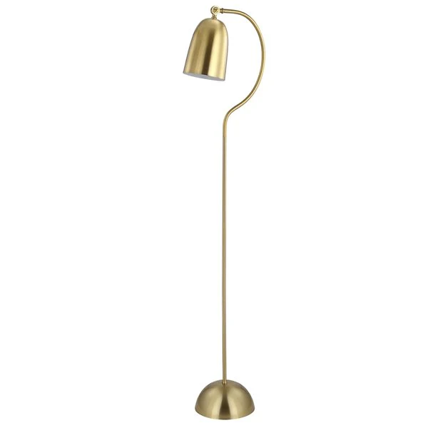 Safavieh Zeid Floor Lamp - Brass Gold - Image 2