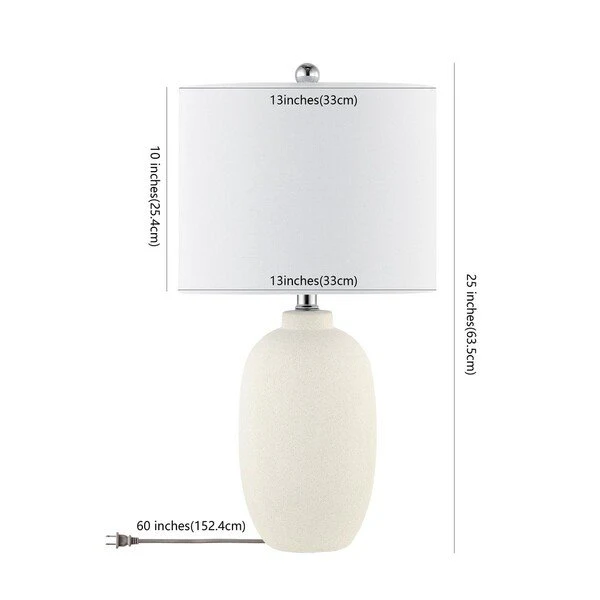Safavieh Zema Table Lamp - Ivory - Image 3