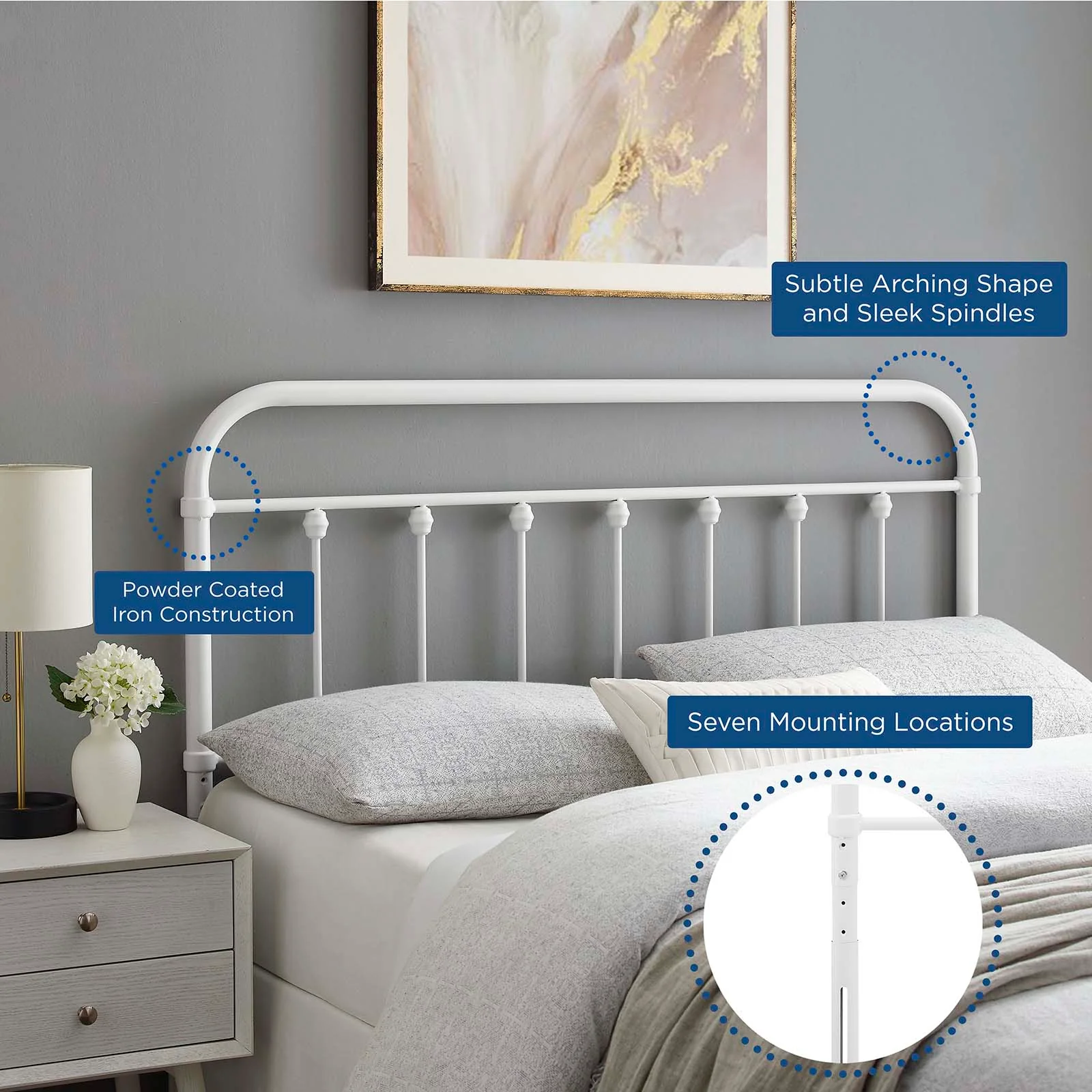 Sage Full Metal Headboard By Modway - MOD-6153 - Image 24