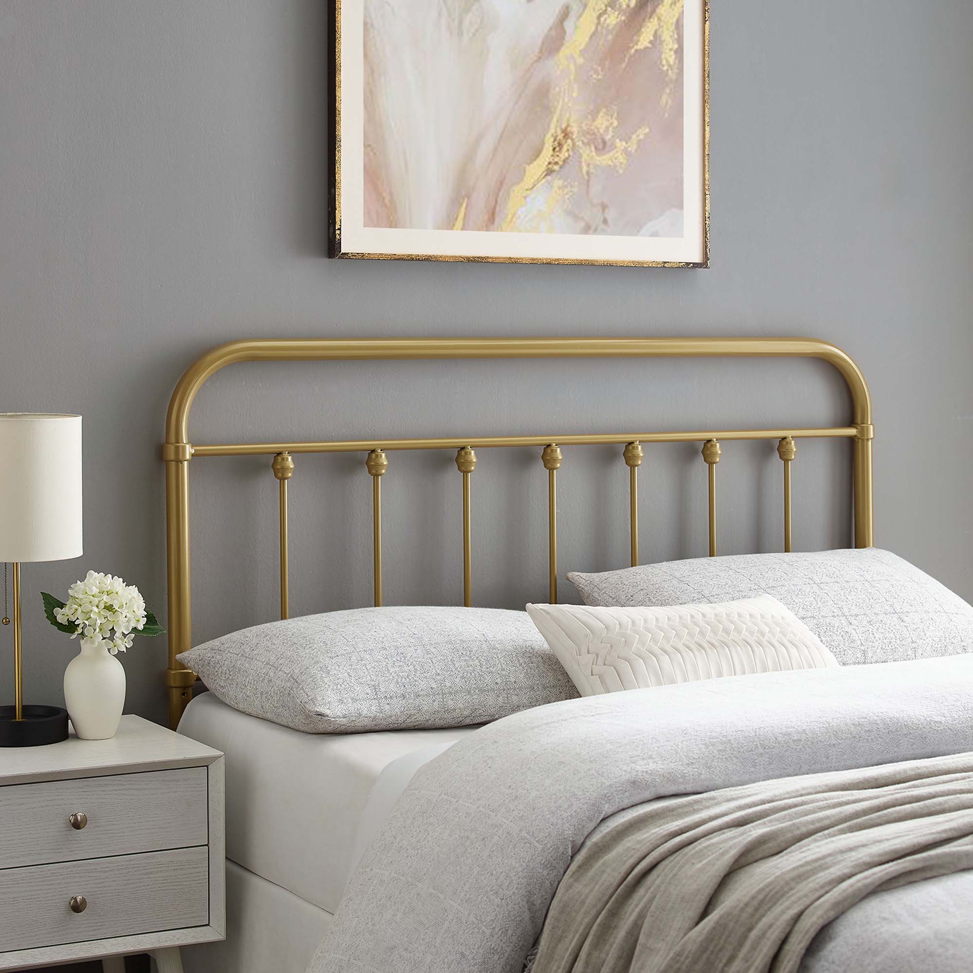 Sage Metal Queen Headboard by Modway - Image 6