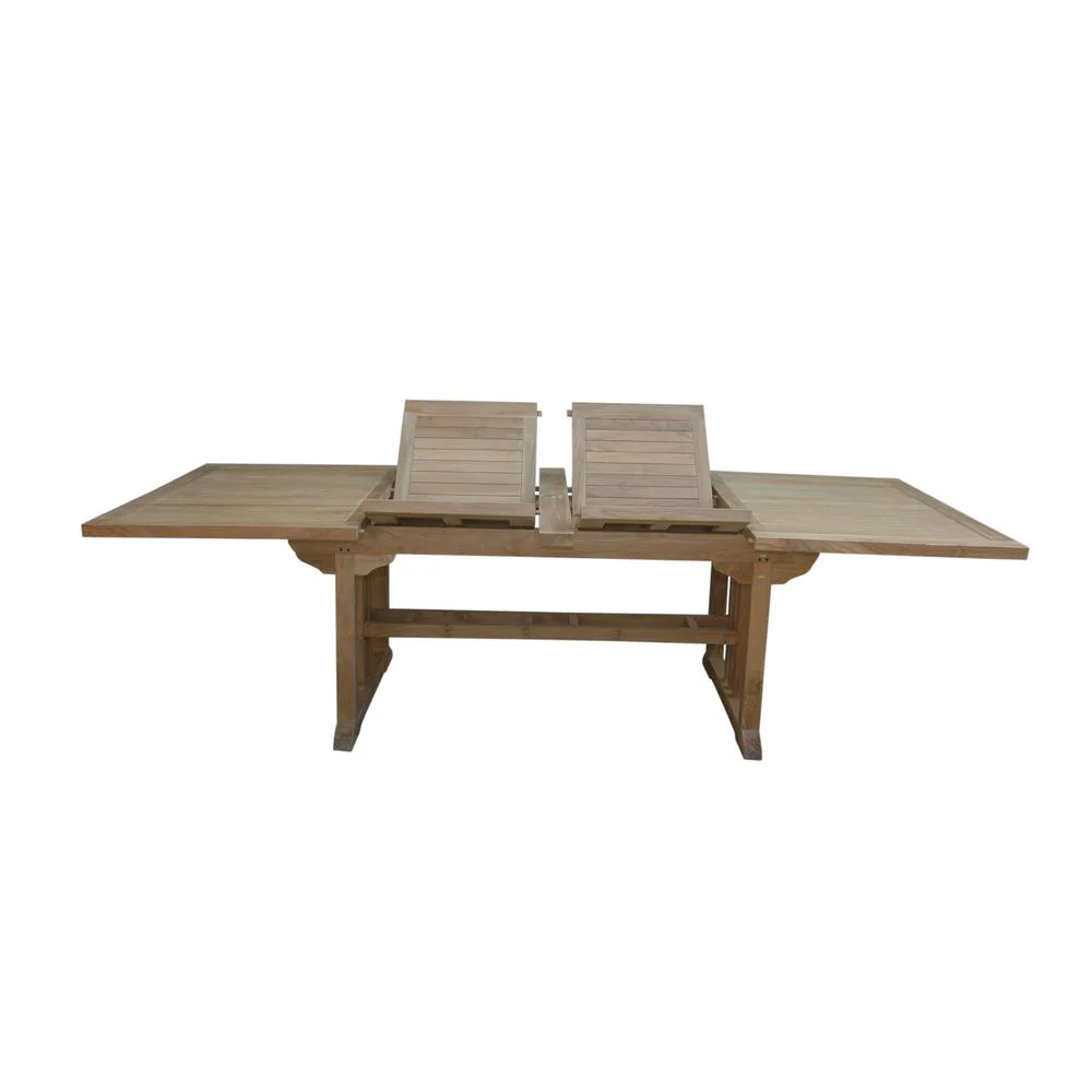 Sahara 106" Rectangular Double Ext. Table By Anderson Teak - Image 2