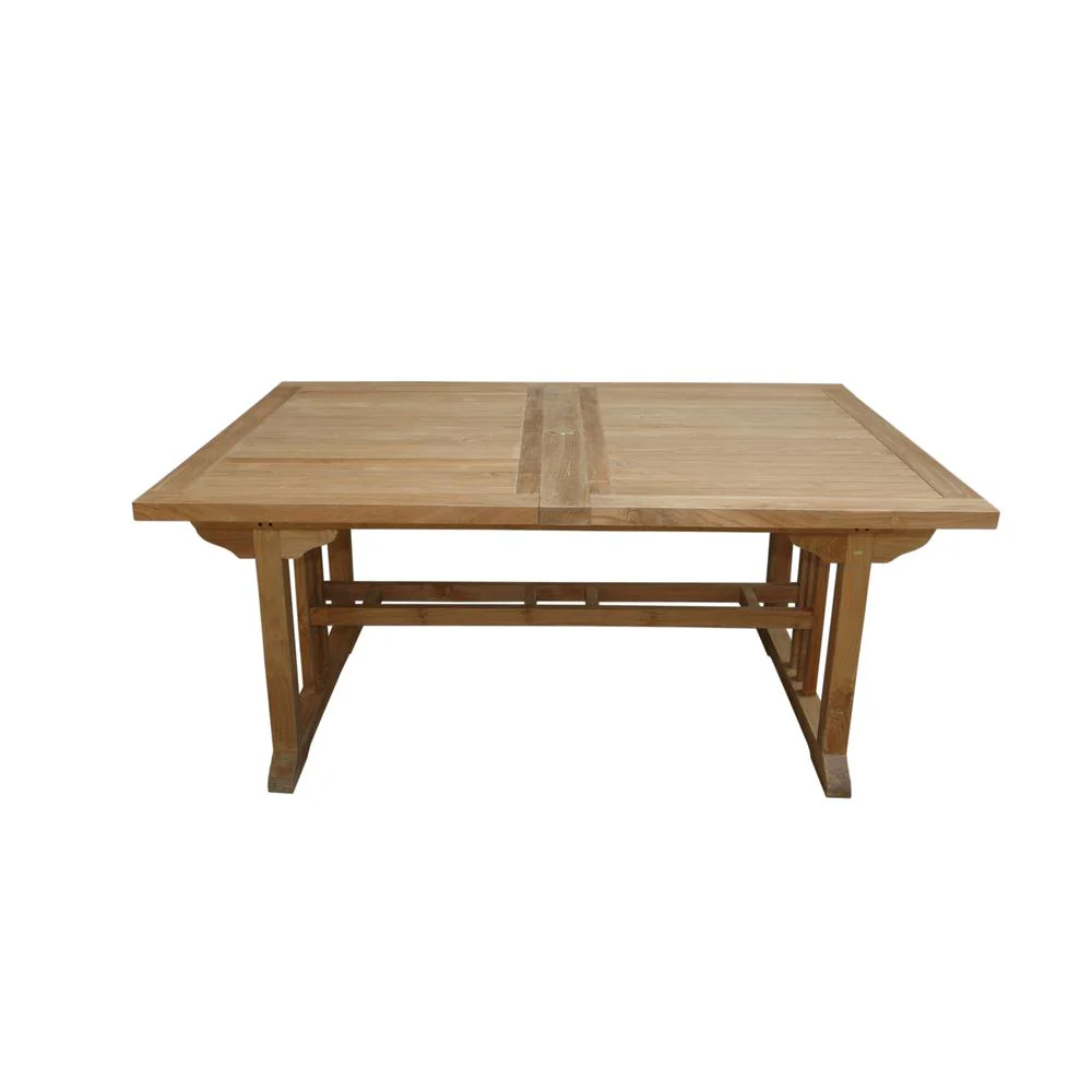 Sahara 106" Rectangular Double Ext. Table By Anderson Teak - Image 4