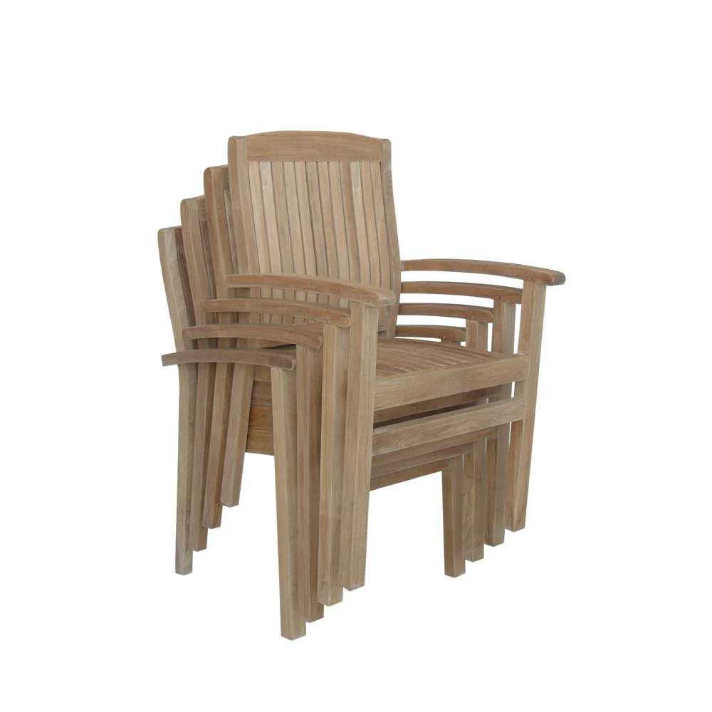 Sahara Stackable Dining Armchair By Anderson Teak - Image 3