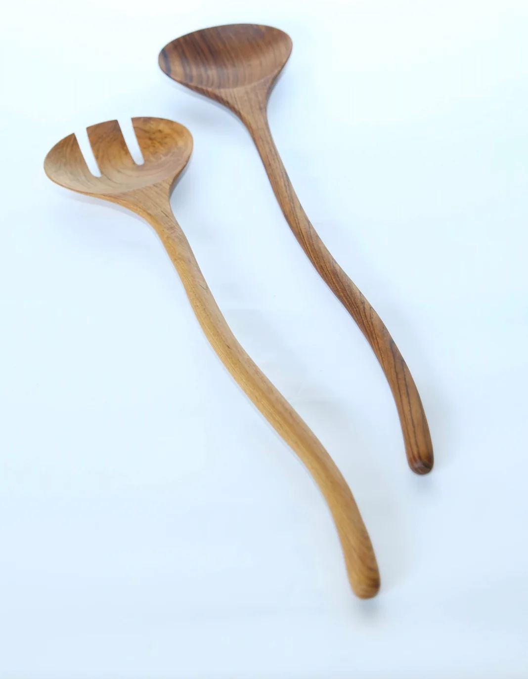 Sakura Teak Serving Spoon Collection : Set of 6   AL364 - Image 3