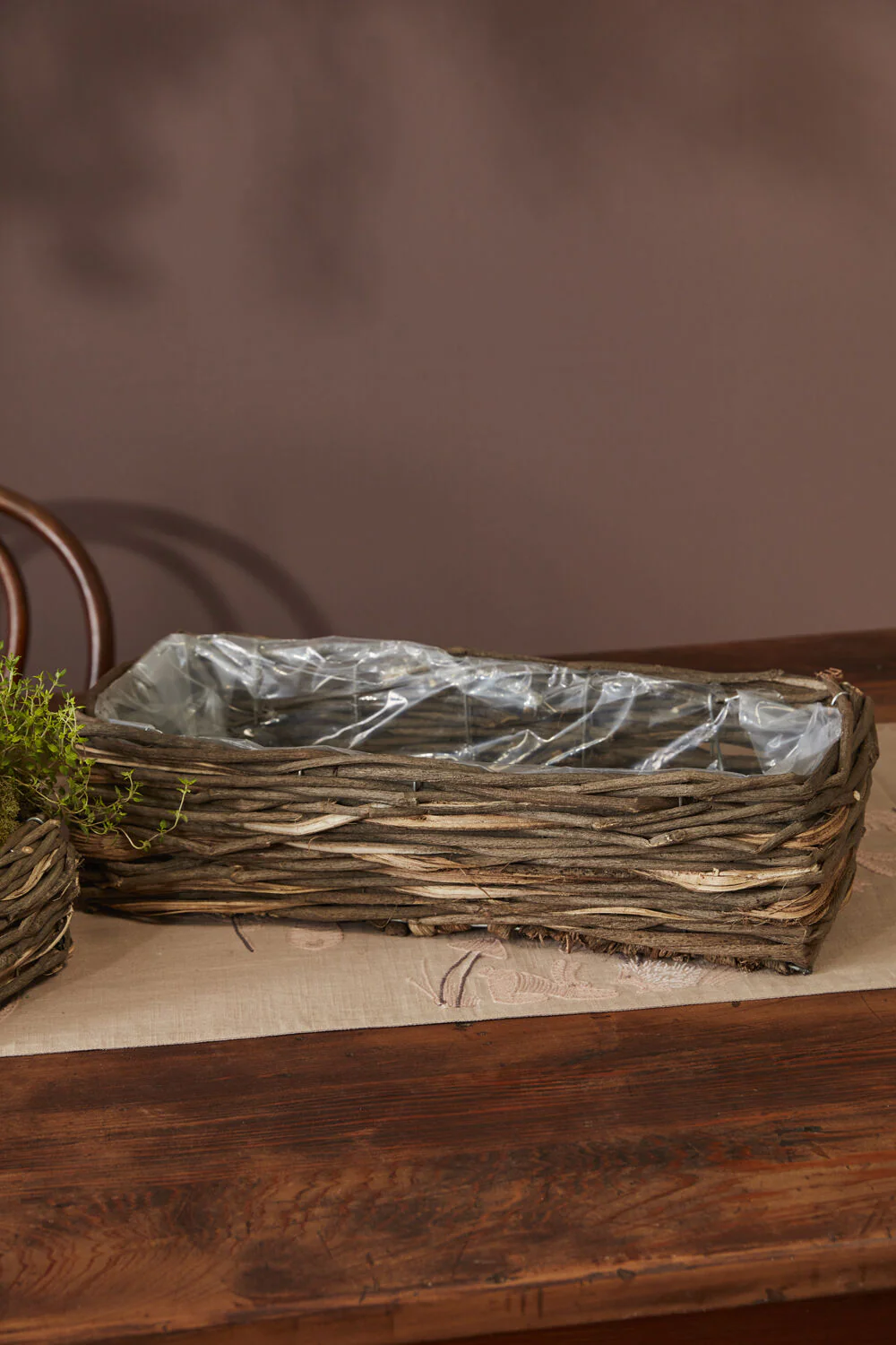 Salla Basket 20"x 7.75"x 4.75" By Accent Decor - Image 3