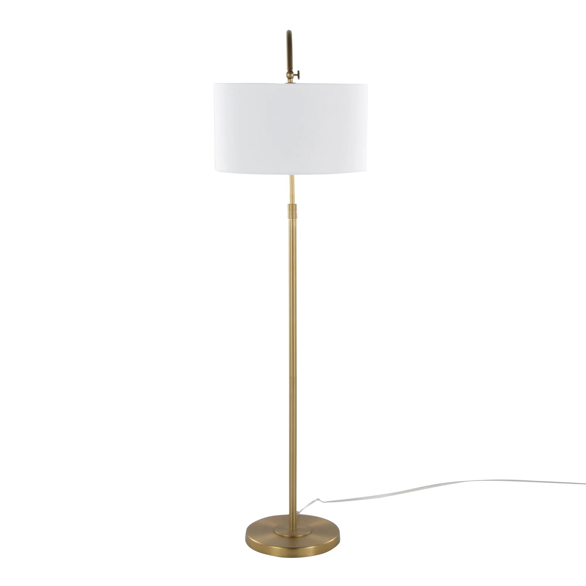 Salon Reader 63" Metal Floor Lamp By LumiSource - GFS64-SLNRDR AUW - Image 6