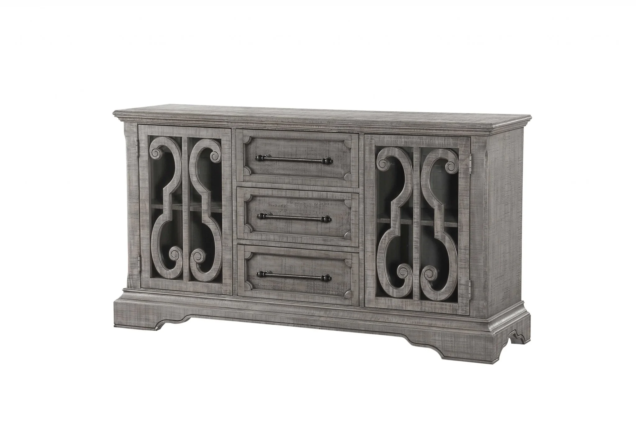 Salvaged Natural Wood Server By Homeroots - Image 2
