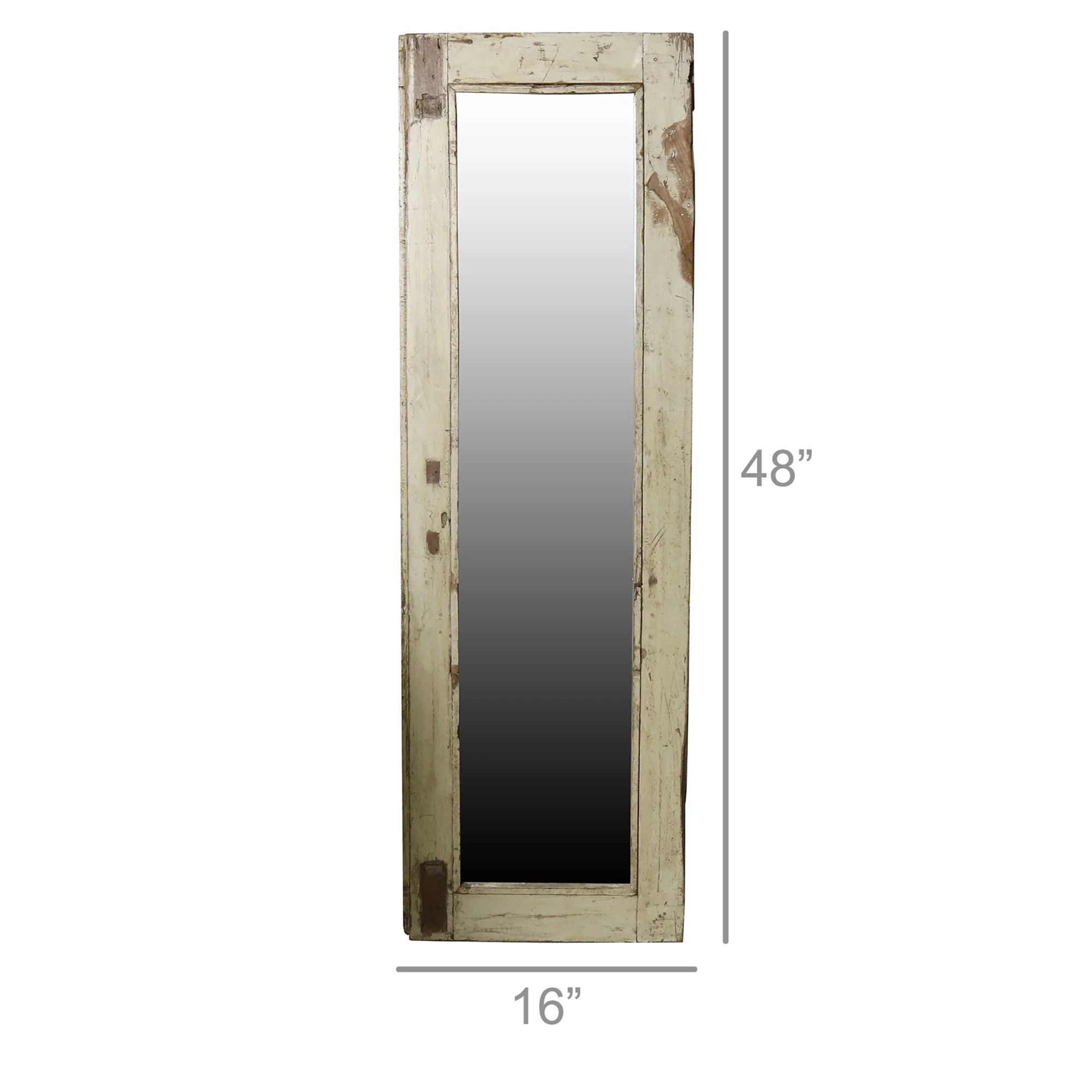Salvaged Wood Shutter Mirror - Tall By HomArt - Image 4