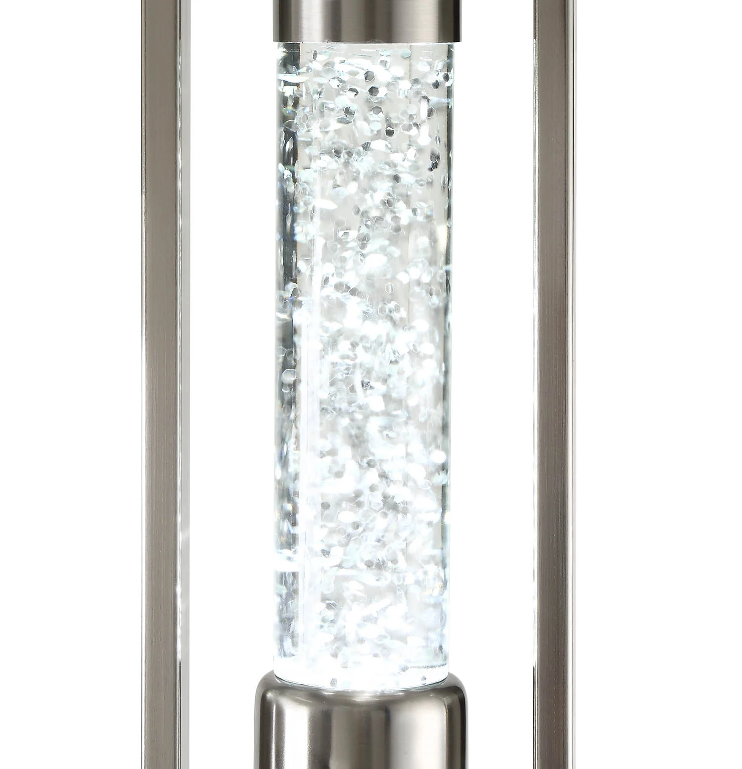 Sand Nickel Floor Lamp By Homeroots - Image 4