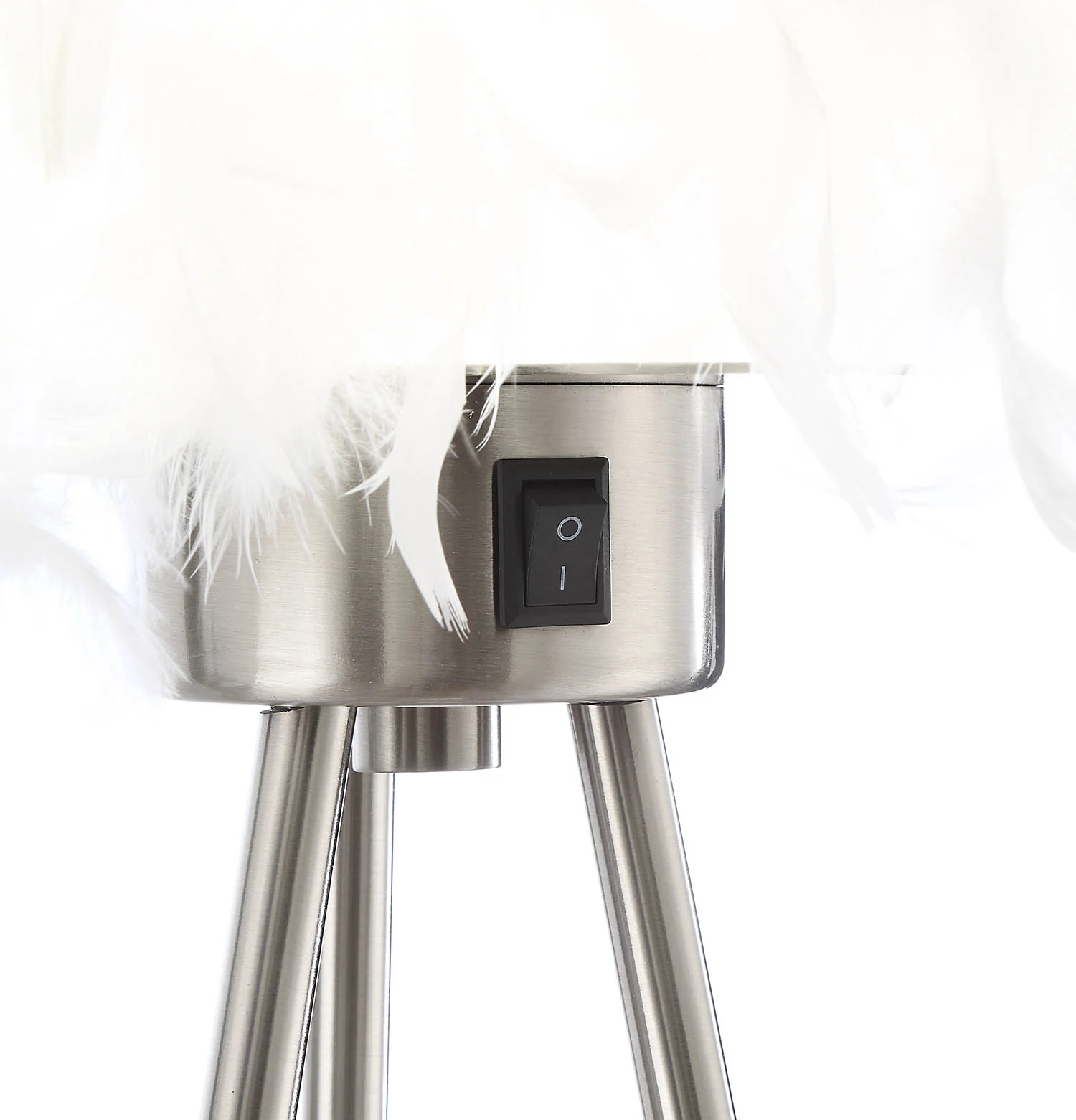 Sand Nickel Metal Floor Lamp By Homeroots - Image 4