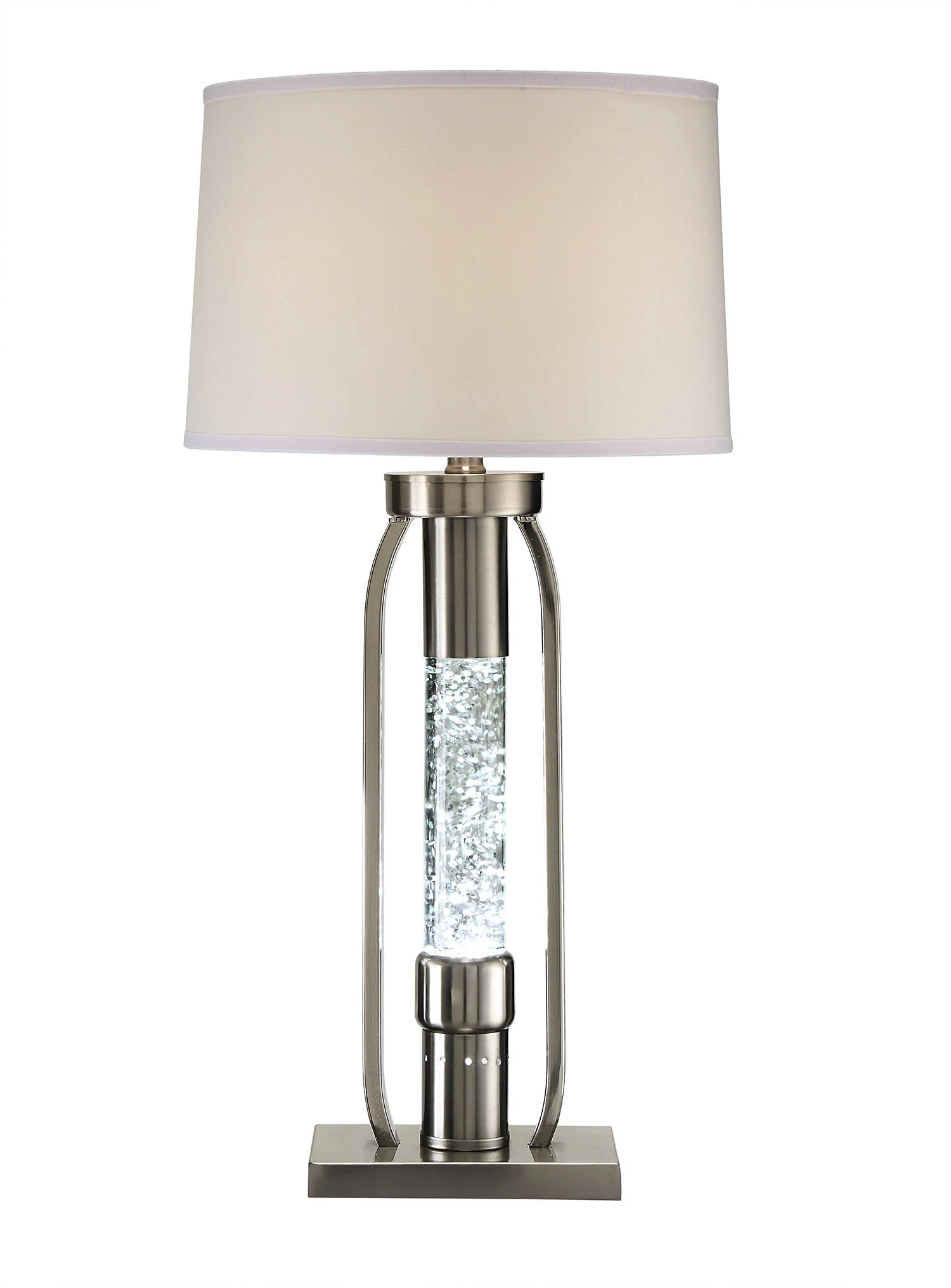 Sand Nickel Table Lamp By Homeroots - Image 2