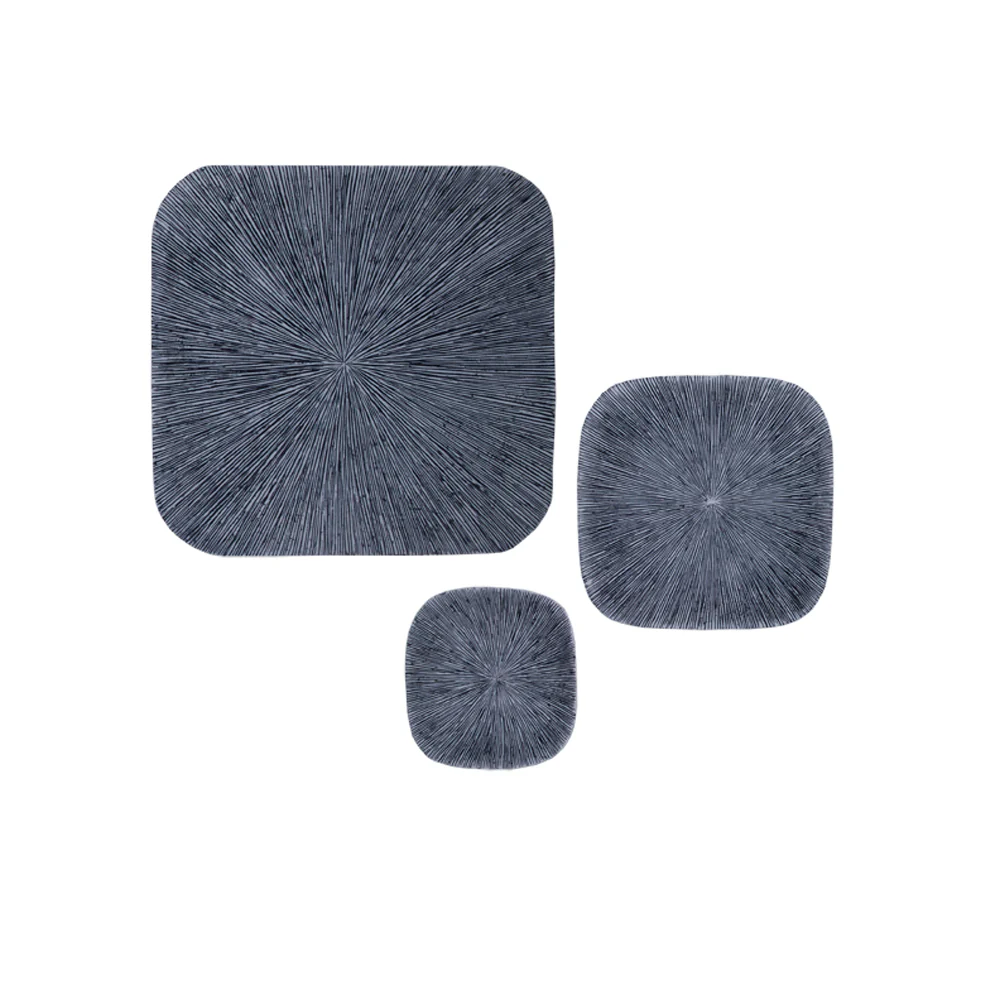 Sandstone, Ribbed Concave, Square - Wall Decor By Homeroots - Image 2