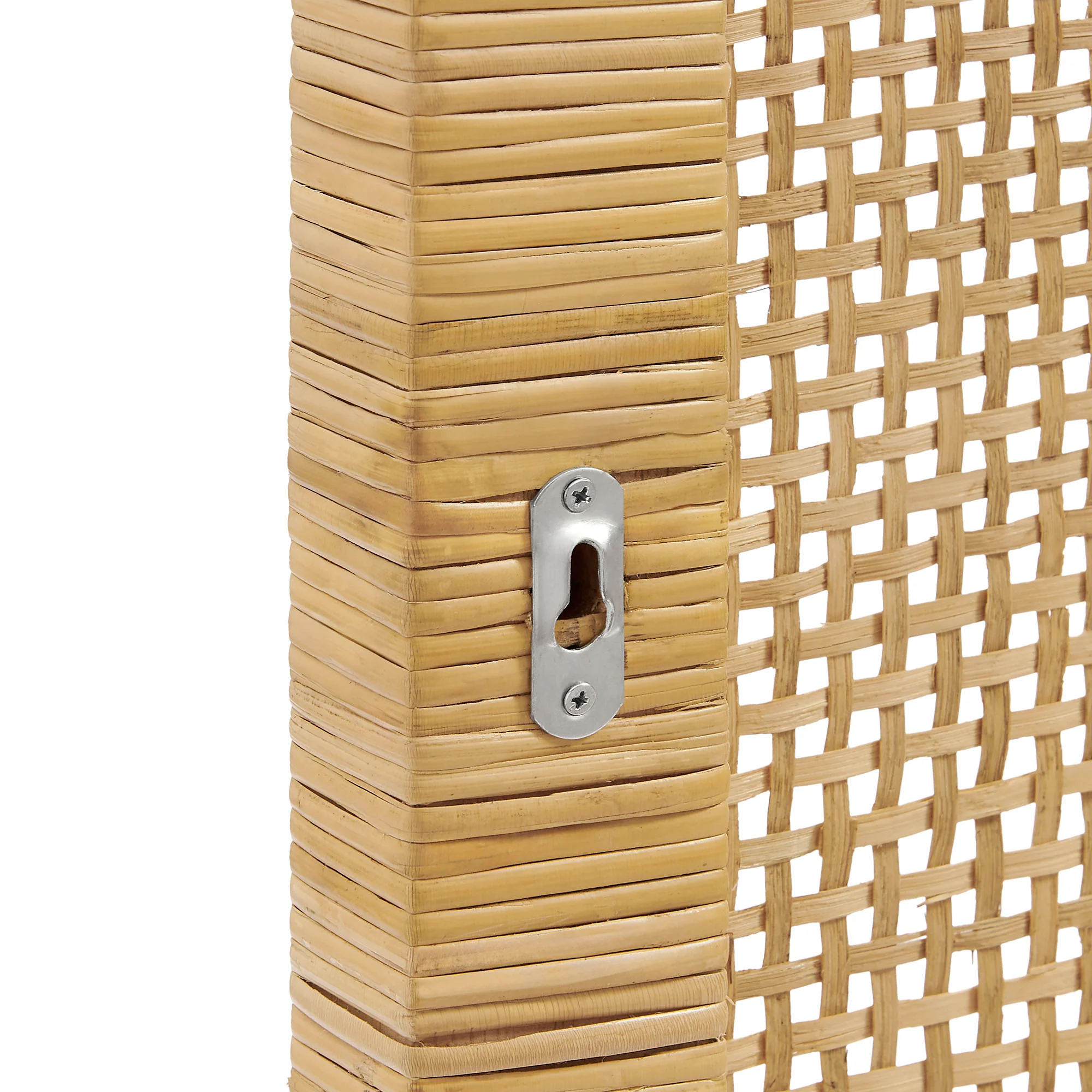 Sandy Wall Mounted Wood and Rattan King Size Headboard by Modway - Image 4
