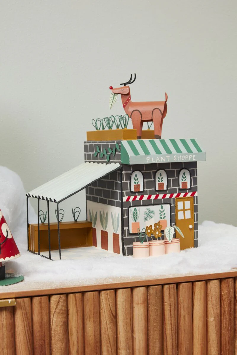 Santas Plant Village 10.5"x 8"x 12" By Accent Decor - Image 3