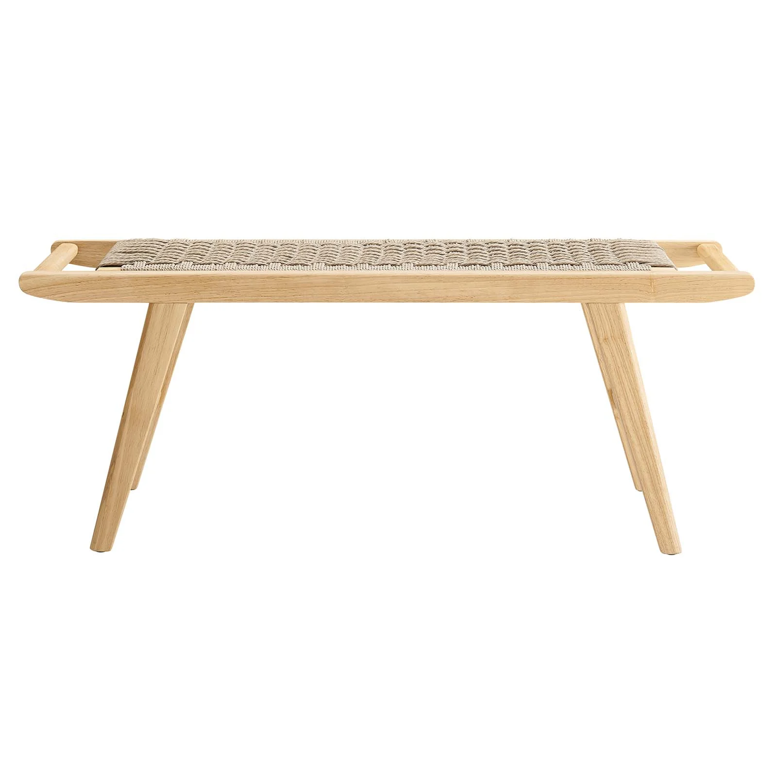 Saoirse 47" Wove Rope Wood Bench By Modway - EEI-6552 - Image 11