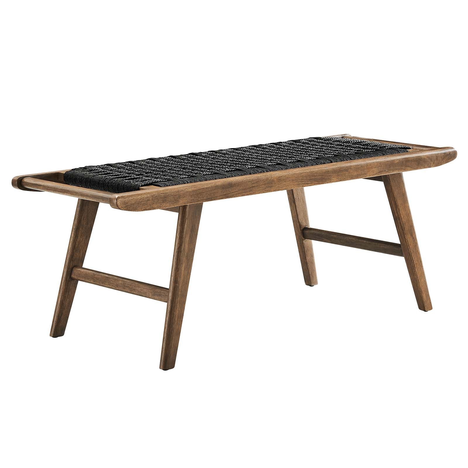 Saoirse 47" Wove Rope Wood Bench By Modway - EEI-6552 - Image 17
