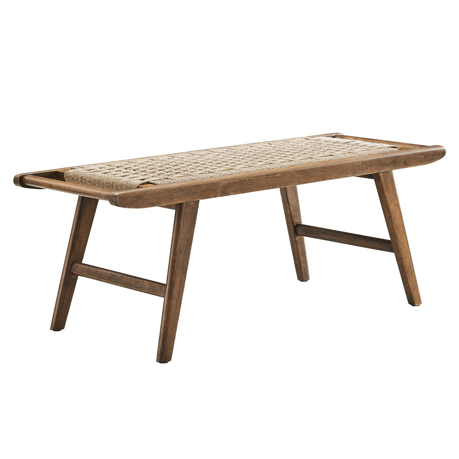 Saoirse 47" Wove Rope Wood Bench By Modway - EEI-6552 - Image 25