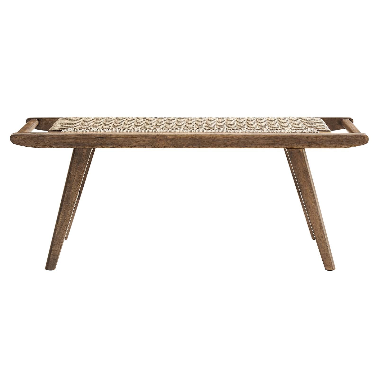Saoirse 47" Wove Rope Wood Bench By Modway - EEI-6552 - Image 27