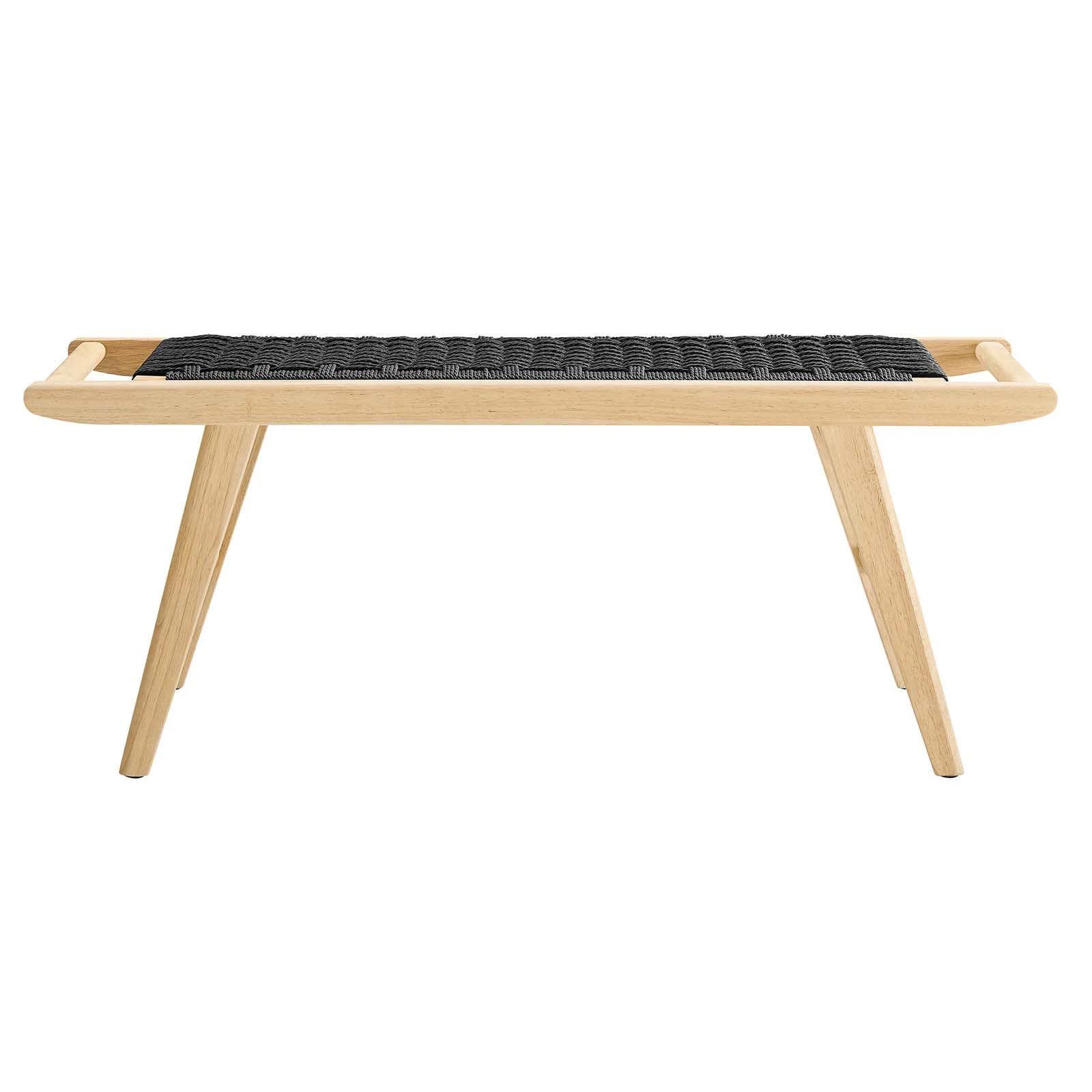 Saoirse 47" Wove Rope Wood Bench By Modway - EEI-6552 - Image 4