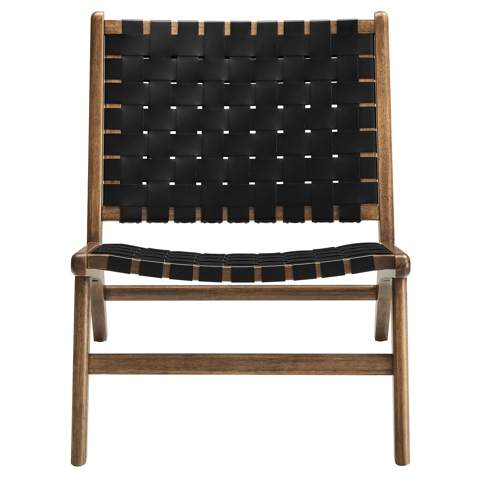 Saoirse Faux Leather Wood Accent Lounge Chair By Modway - EEI-6542 - Image 12