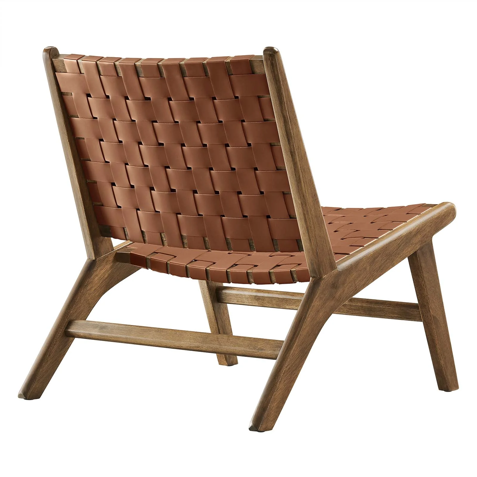 Saoirse Faux Leather Wood Accent Lounge Chair By Modway - EEI-6542 - Image 19