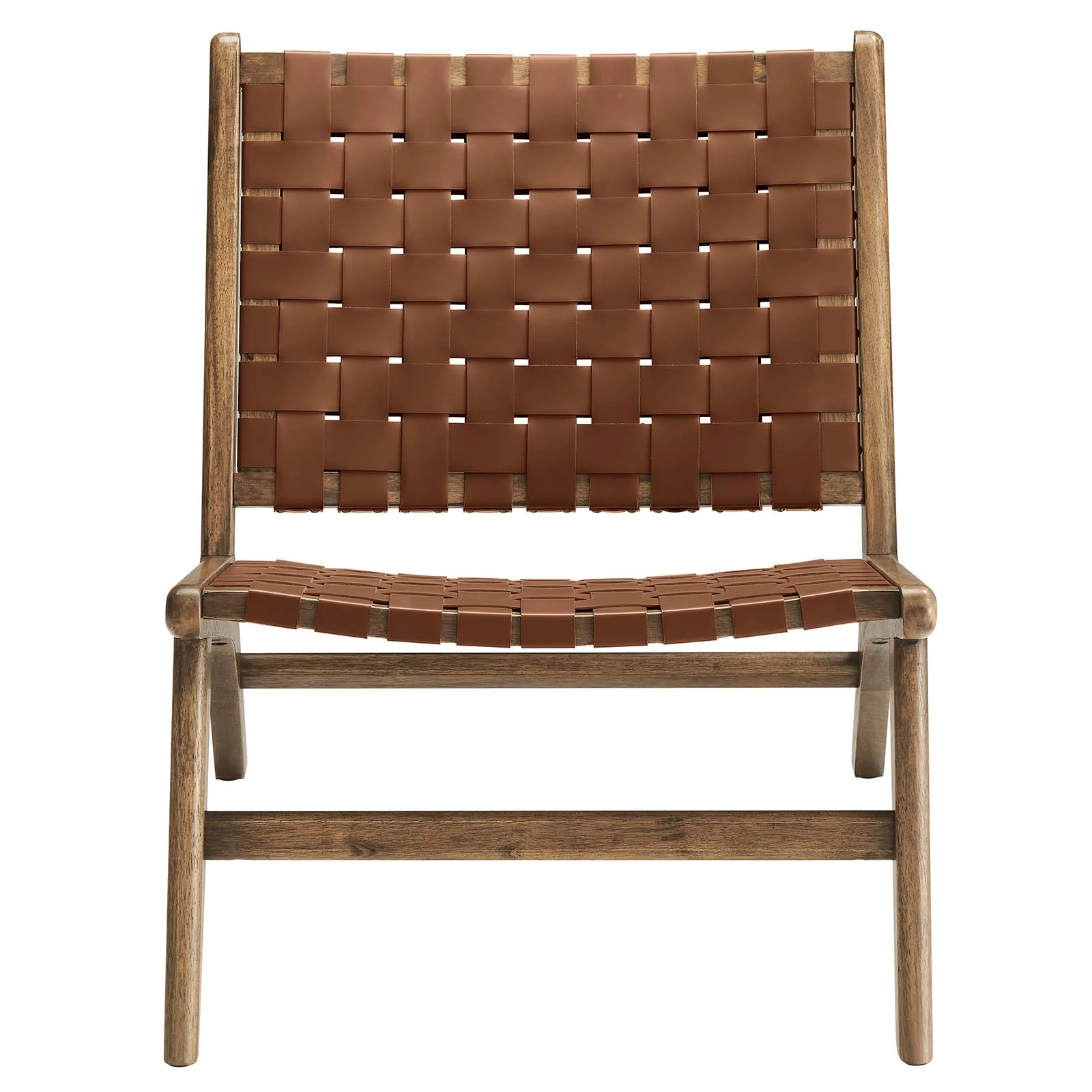 Saoirse Faux Leather Wood Accent Lounge Chair By Modway - EEI-6542 - Image 20