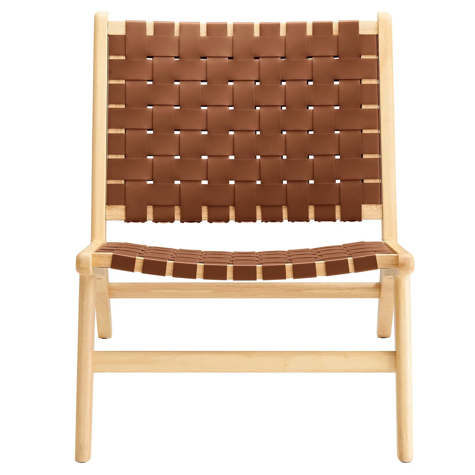 Saoirse Faux Leather Wood Accent Lounge Chair By Modway - EEI-6542 - Image 4