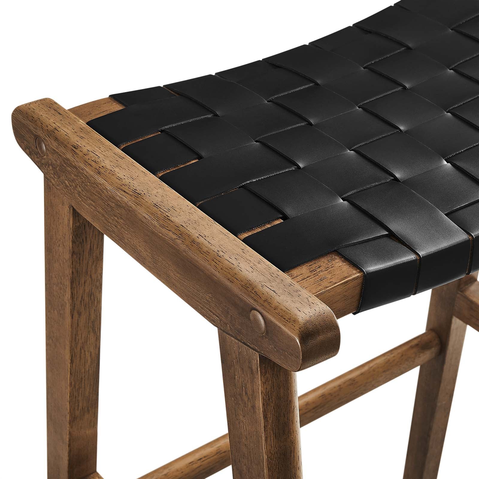 Saoirse Faux Leather Wood Bar Stool - Set of 2 By Modway - EEI-6549 - Image 15