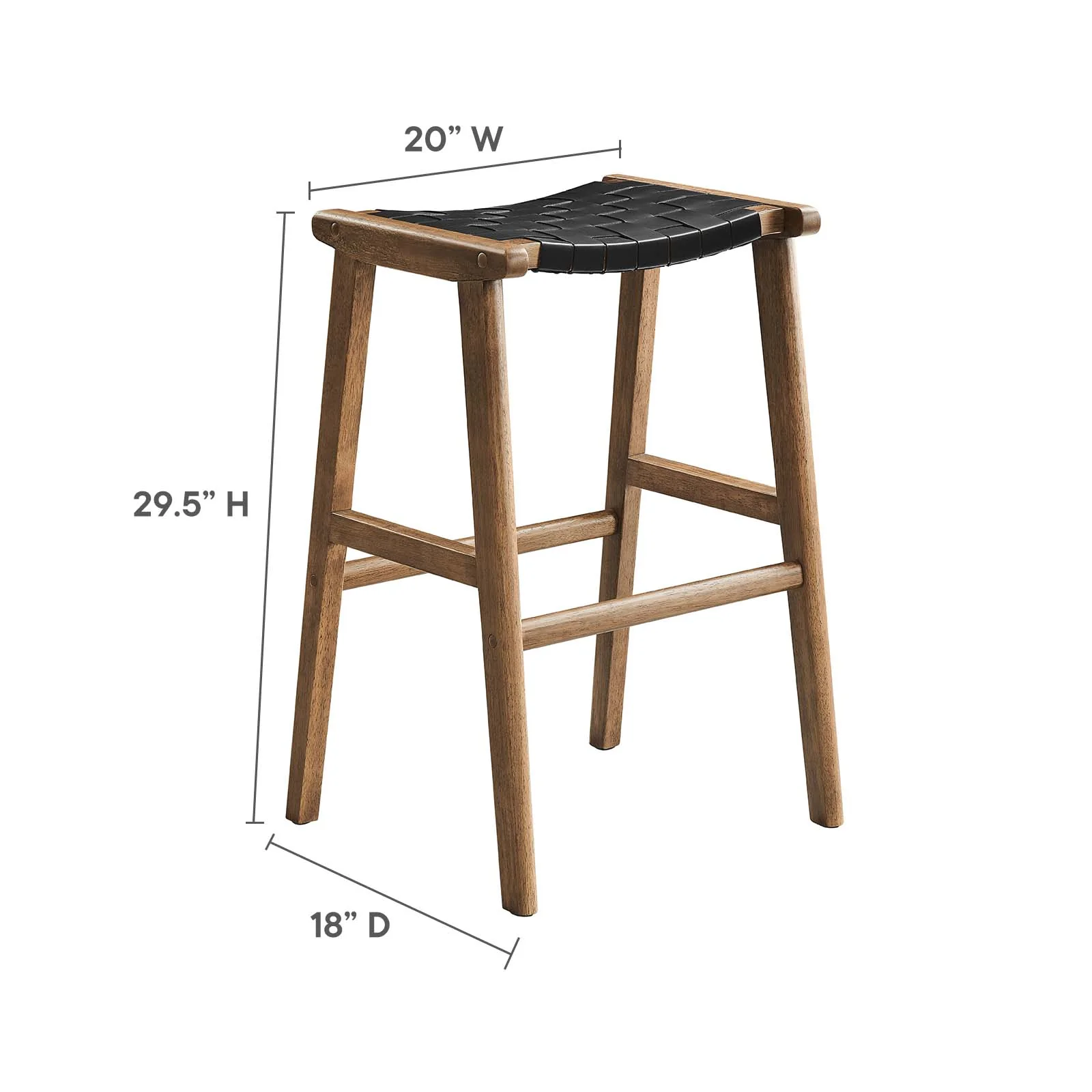 Saoirse Faux Leather Wood Bar Stool - Set of 2 By Modway - EEI-6549 - Image 18