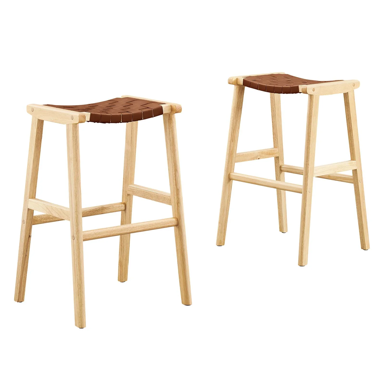 Saoirse Faux Leather Wood Bar Stool - Set of 2 By Modway - EEI-6549 - Image 2