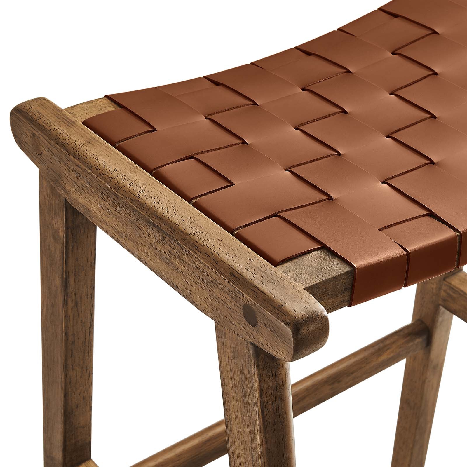 Saoirse Faux Leather Wood Bar Stool - Set of 2 By Modway - EEI-6549 - Image 24
