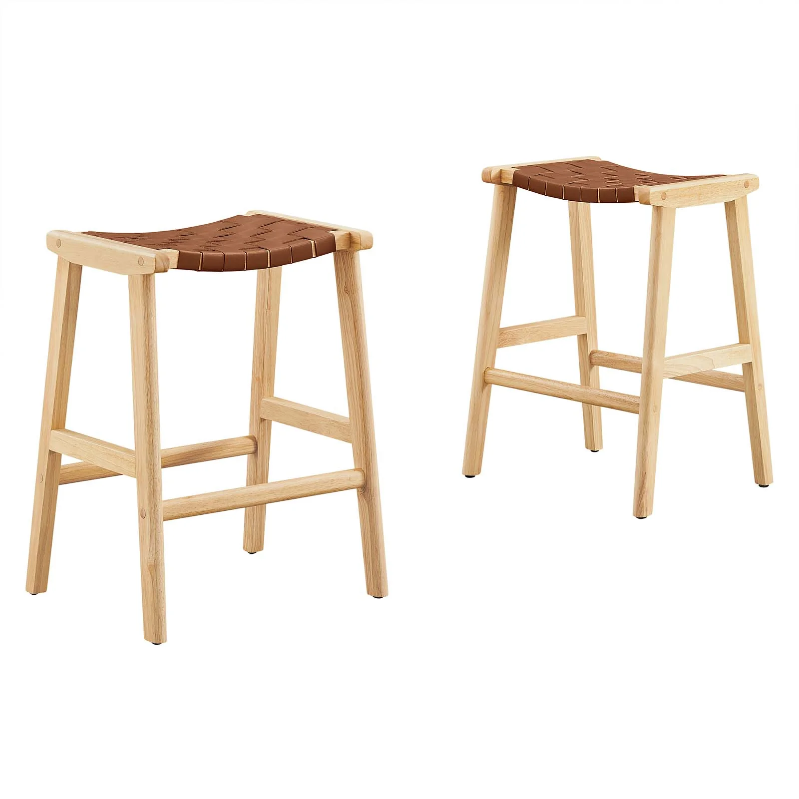 Saoirse Faux Leather Wood Counter Stool - Set of 2 By Modway - EEI-6547 - Image 2
