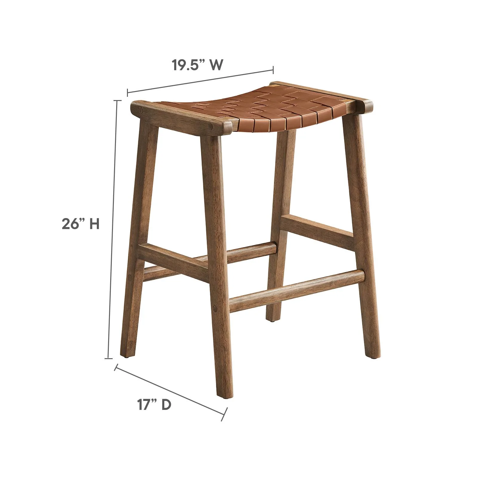 Saoirse Faux Leather Wood Counter Stool - Set of 2 By Modway - EEI-6547 - Image 27