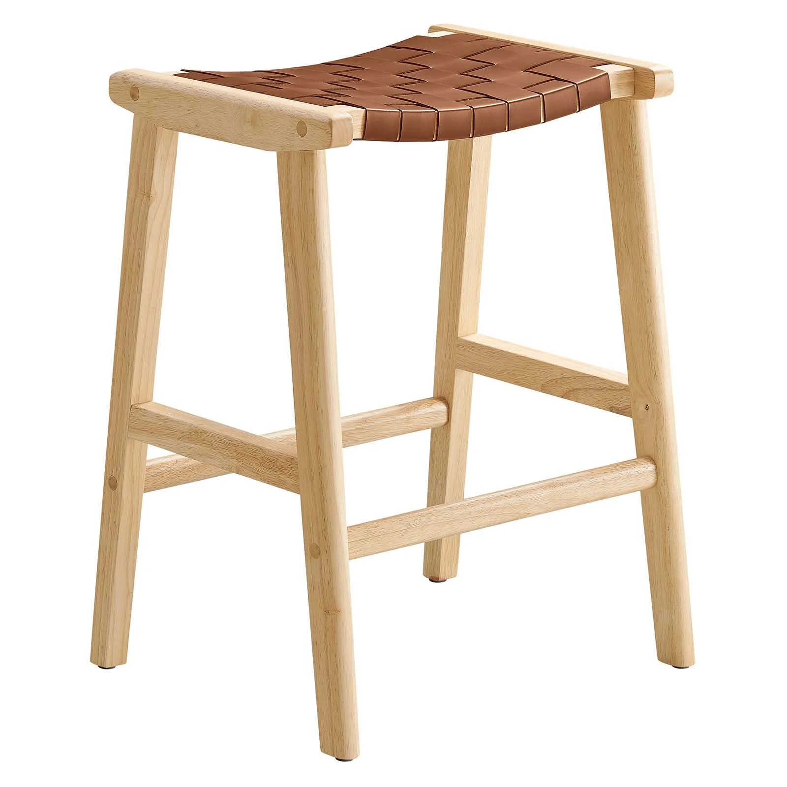 Saoirse Faux Leather Wood Counter Stool - Set of 2 By Modway - EEI-6547 - Image 3