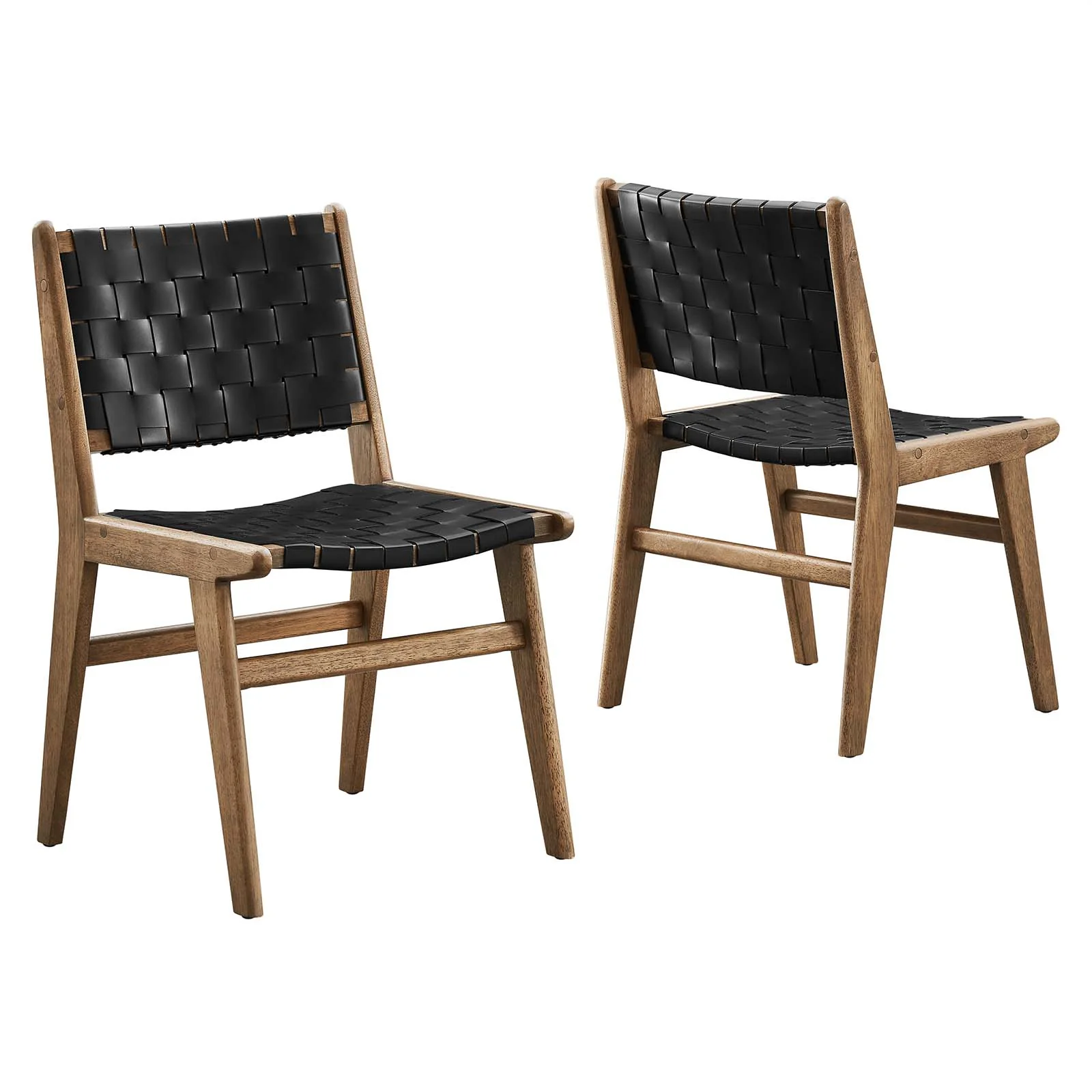 Saoirse Faux Leather Wood Dining Side Chair - Set of 2 By Modway - EEI-6544 - Image 11