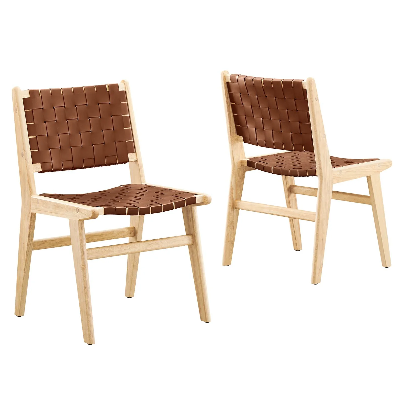 Saoirse Faux Leather Wood Dining Side Chair - Set of 2 By Modway - EEI-6544 - Image 3