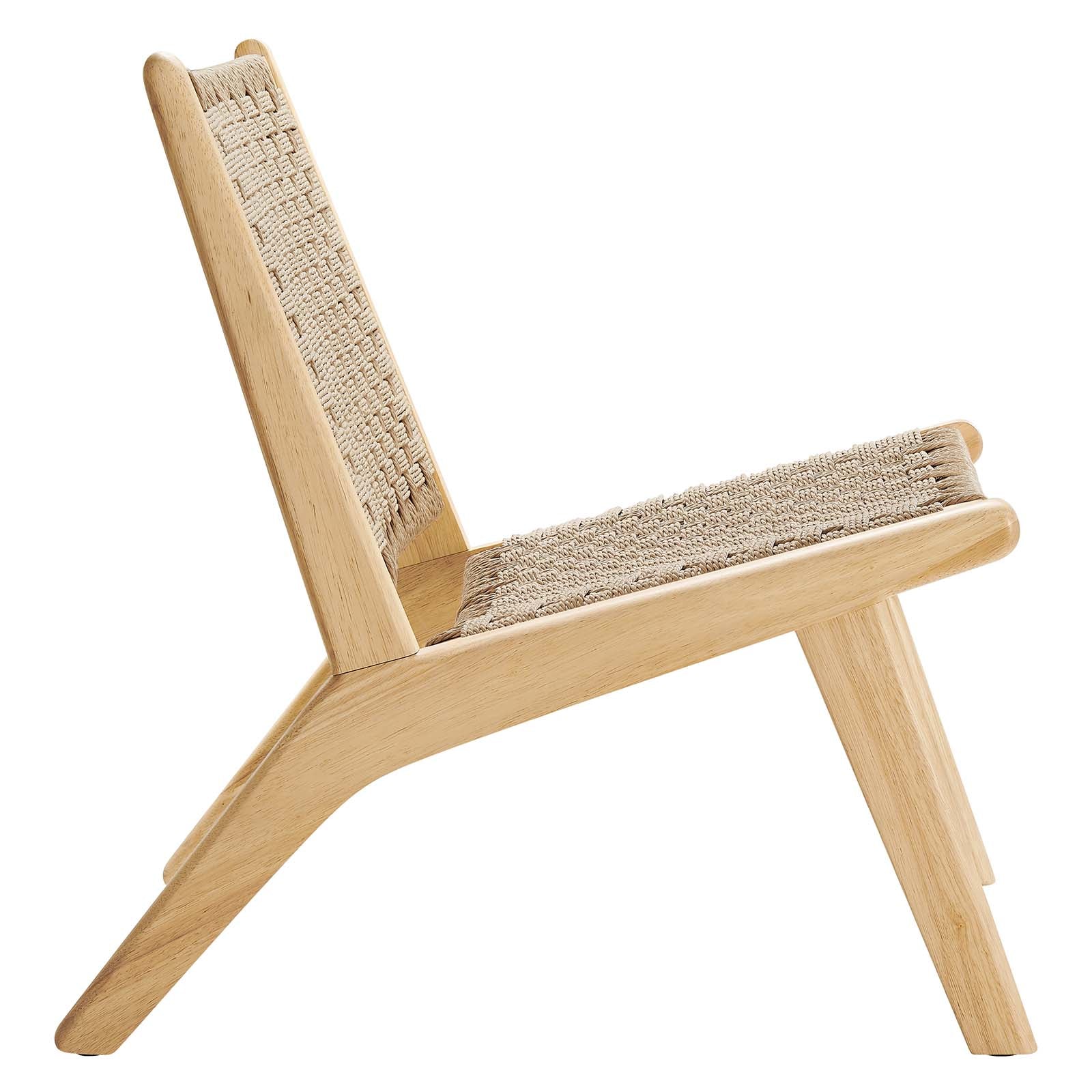 Saoirse Woven Rope Wood Accent Lounge Chair By Modway - EEI-6543 - Image 10