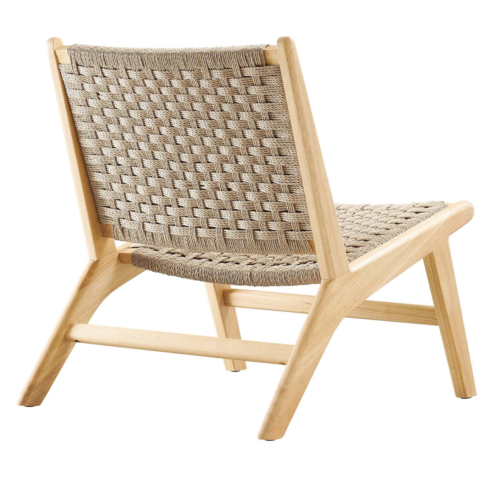 Saoirse Woven Rope Wood Accent Lounge Chair By Modway - EEI-6543 - Image 11