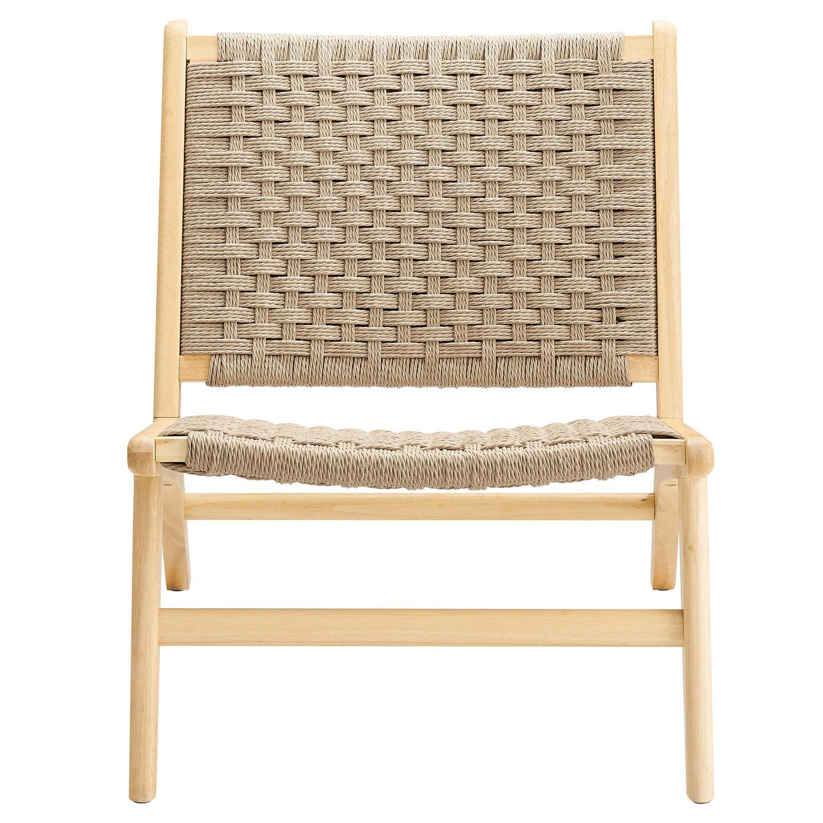 Saoirse Woven Rope Wood Accent Lounge Chair By Modway - EEI-6543 - Image 12