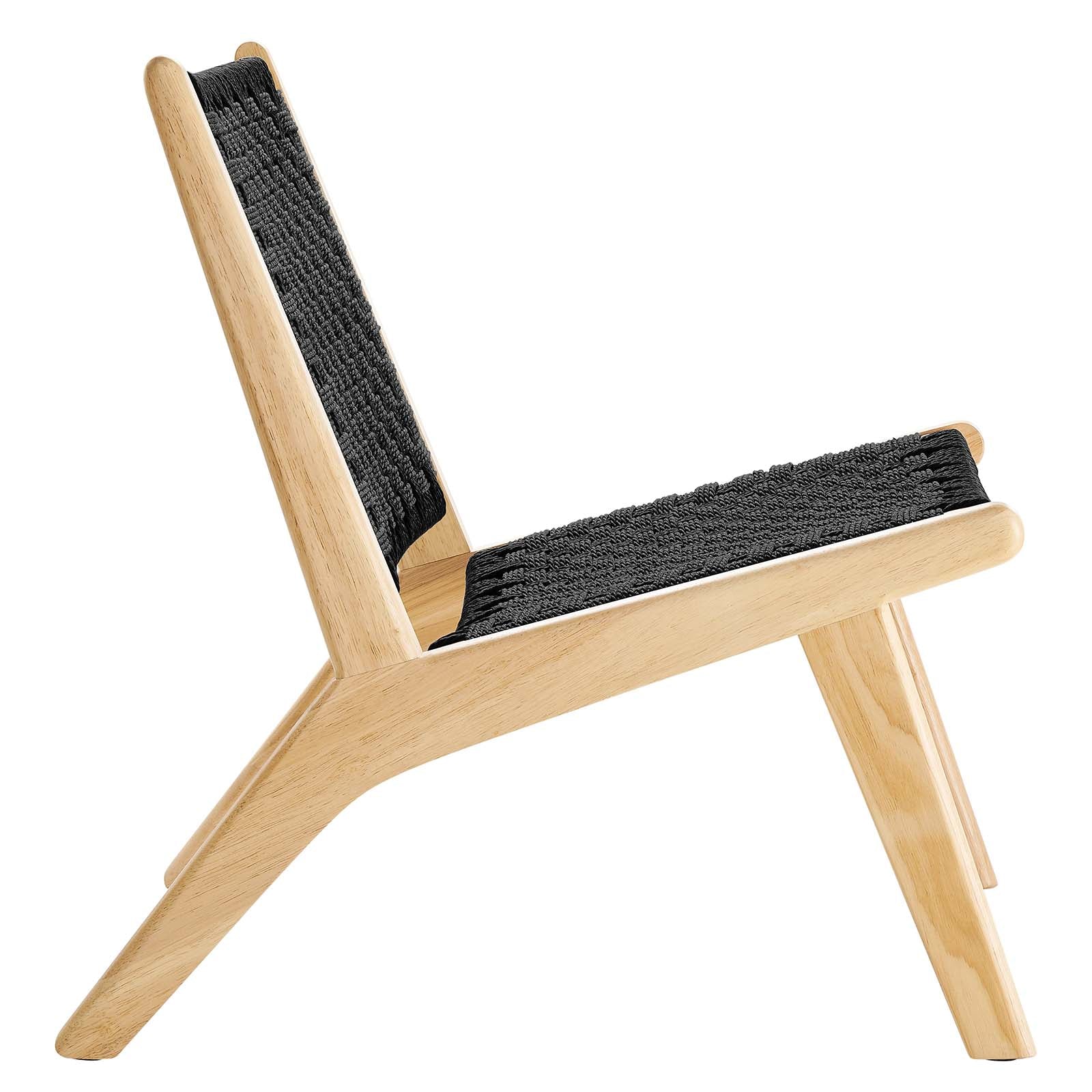 Saoirse Woven Rope Wood Accent Lounge Chair By Modway - EEI-6543 - Image 2