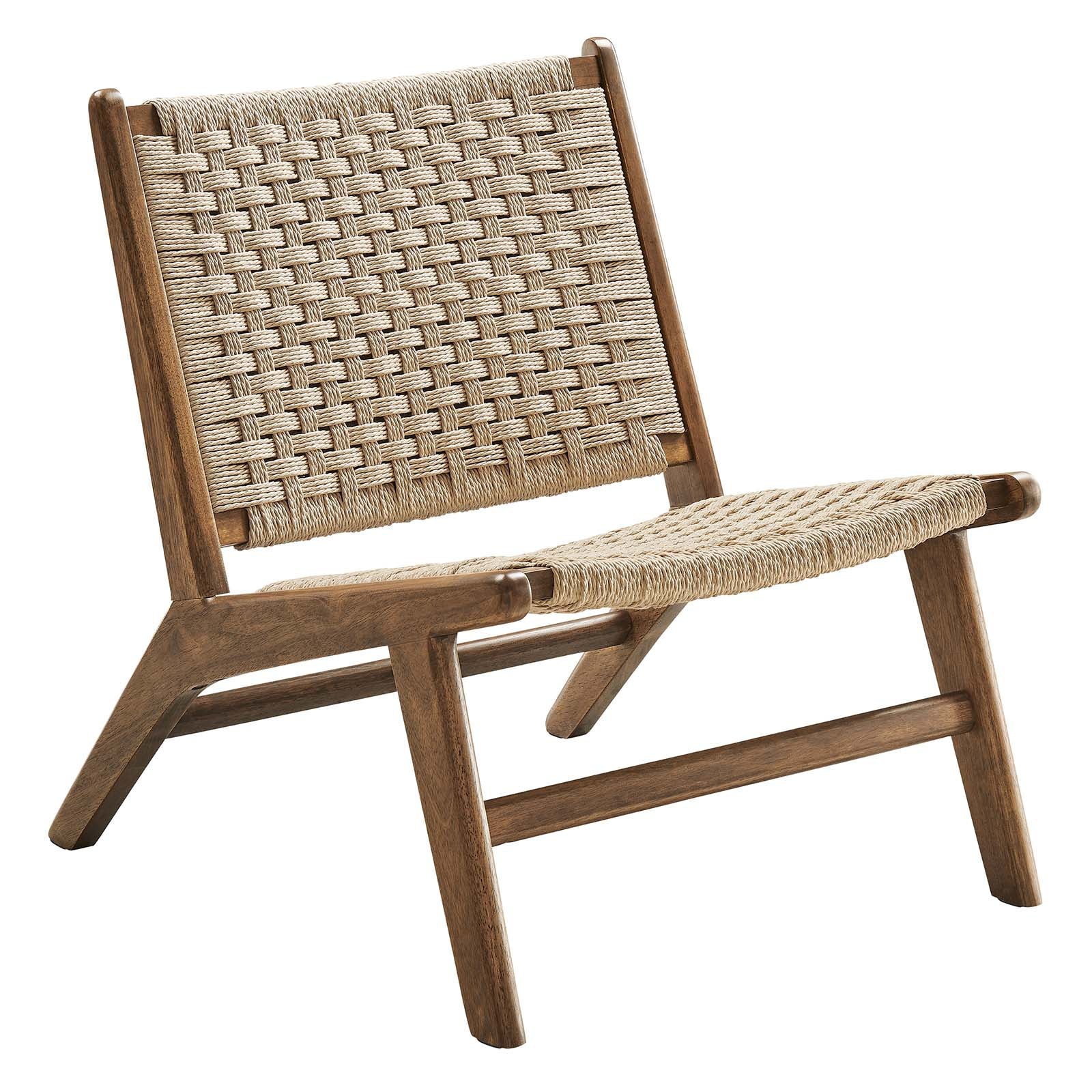 Saoirse Woven Rope Wood Accent Lounge Chair By Modway - EEI-6543 - Image 25