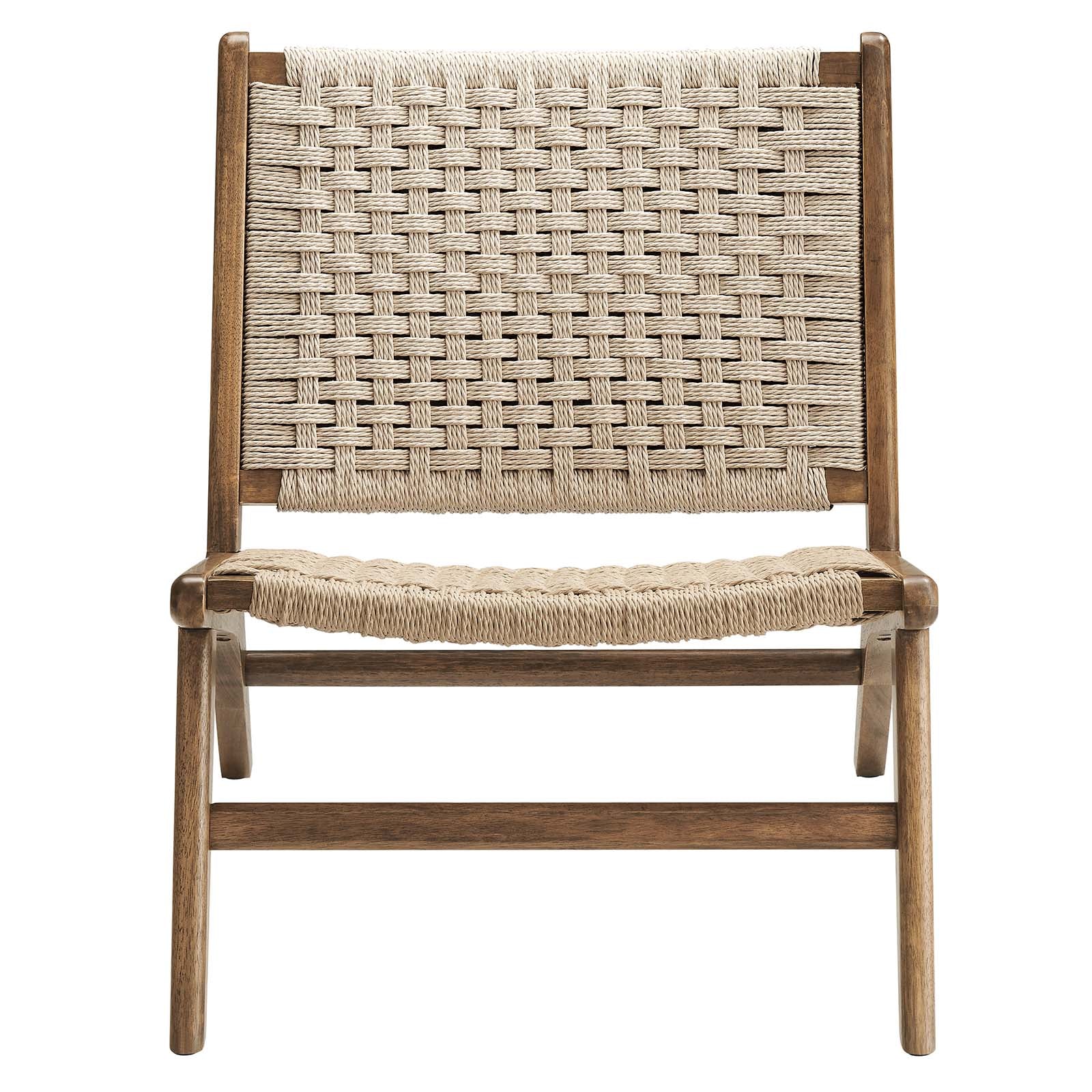 Saoirse Woven Rope Wood Accent Lounge Chair By Modway - EEI-6543 - Image 28