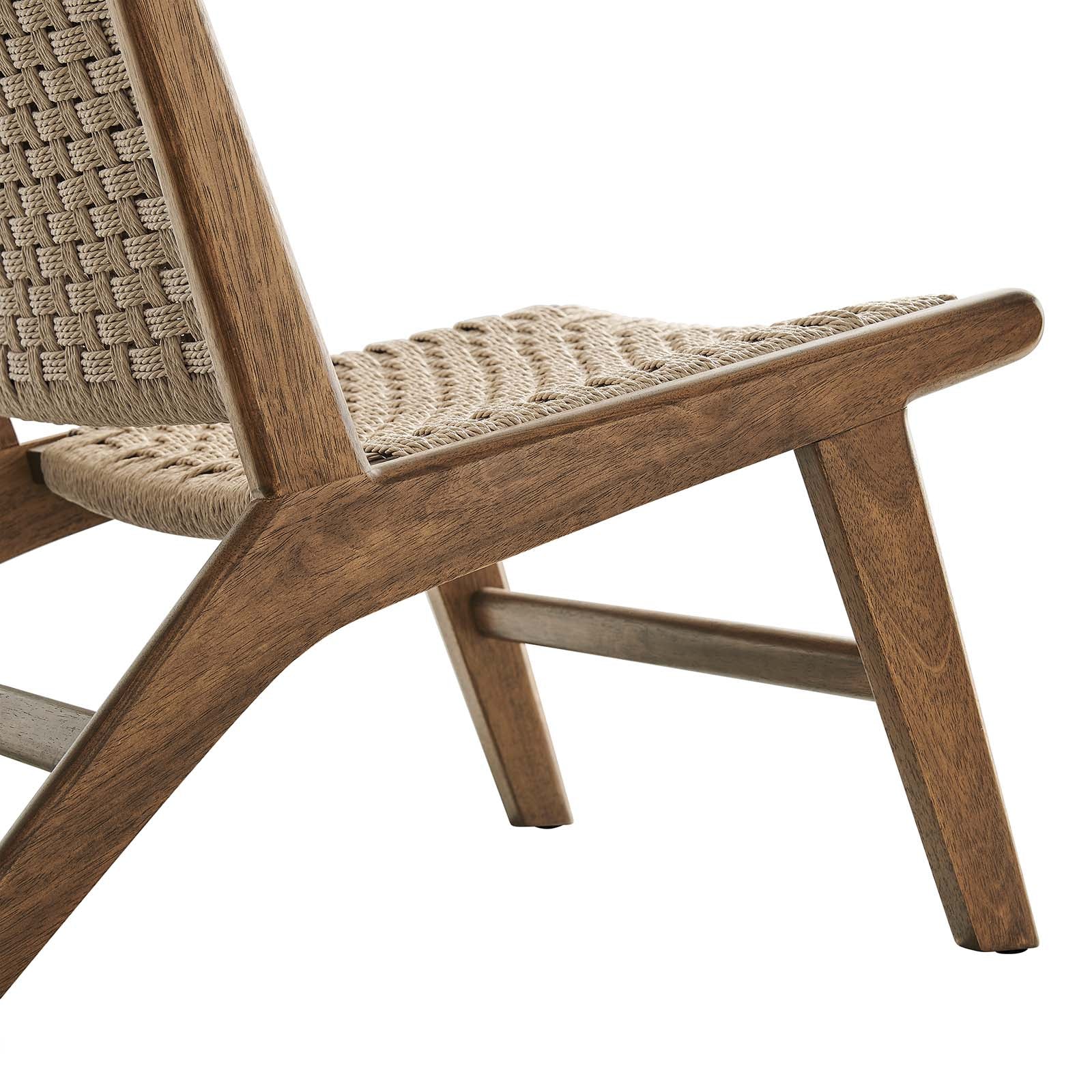 Saoirse Woven Rope Wood Accent Lounge Chair By Modway - EEI-6543 - Image 29