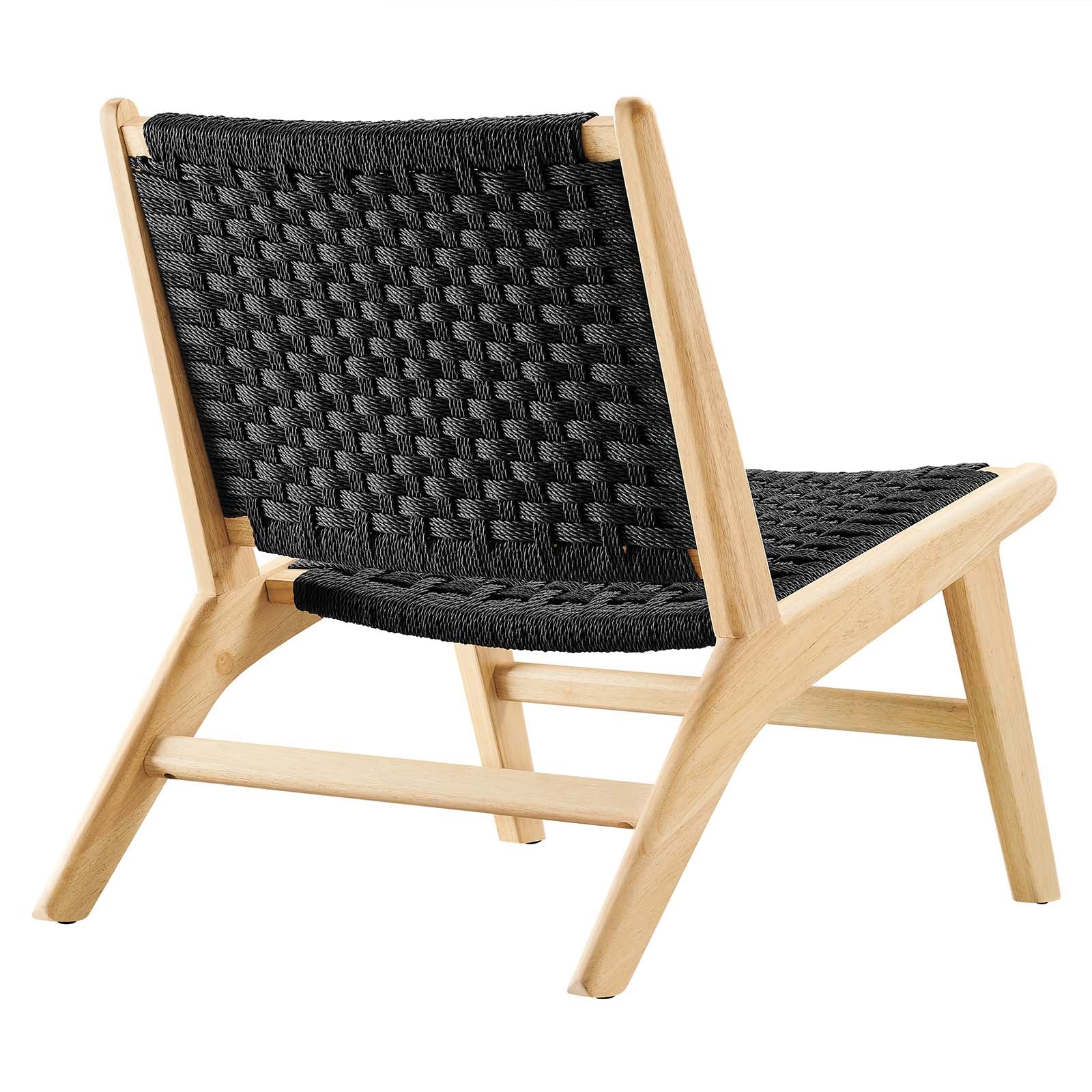 Saoirse Woven Rope Wood Accent Lounge Chair By Modway - EEI-6543 - Image 3