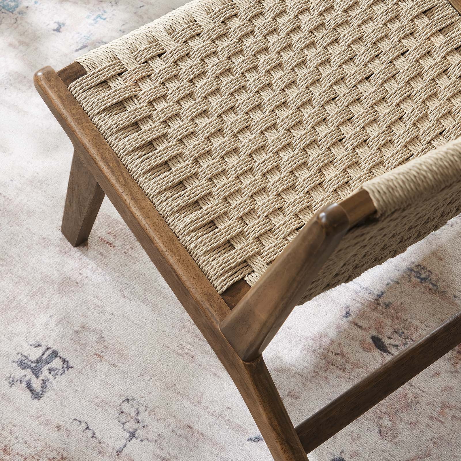 Saoirse Woven Rope Wood Accent Lounge Chair By Modway - EEI-6543 - Image 32
