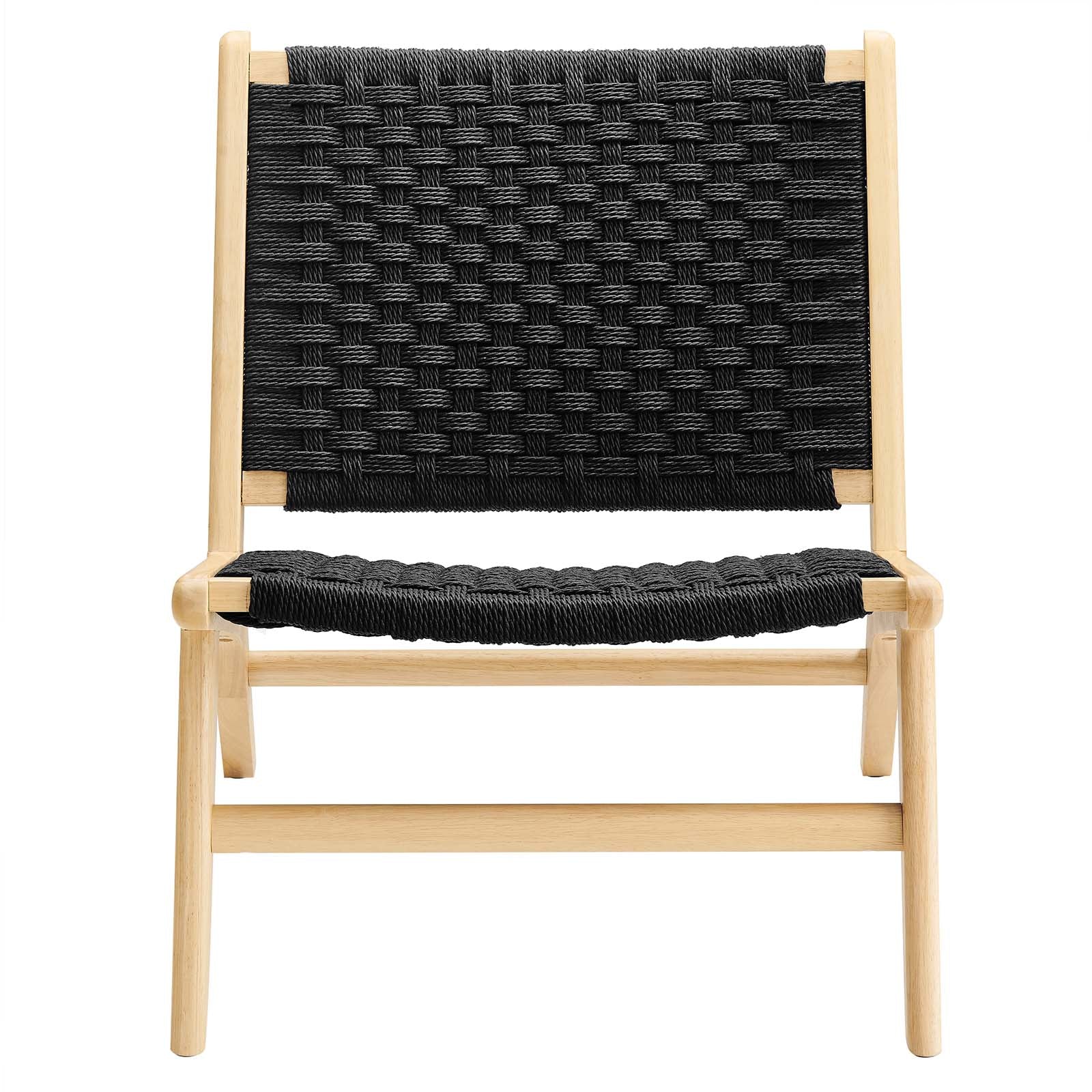Saoirse Woven Rope Wood Accent Lounge Chair By Modway - EEI-6543 - Image 4